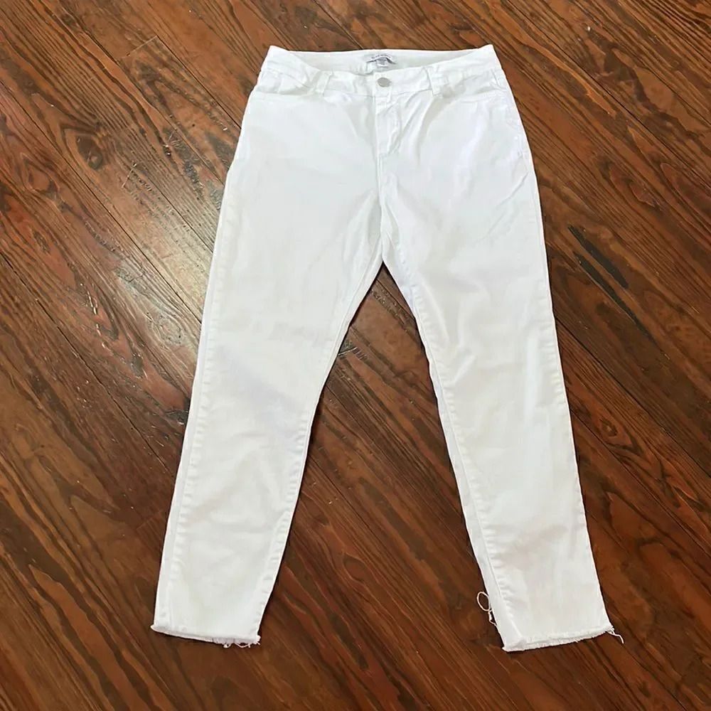 Pure Navy white ankle jeans Size 4
